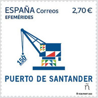 ESPAGNE SPANIEN SPAIN ESPAÑA 2022 150 ANNIV OF PORT OF SANTANDER MNH ED 5620 MI 5671 YT 5361 - 2021-... Nuovi & Linguelle