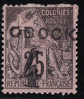 Obock N°25 - Neuf * Avec Charnière (grosse) - TB - Unused Stamps