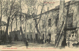 - Pyrenées Orientales -ref-C200- Ceret - Mairie - Tribunal Et Gendarmerie - Gendarmeries - Police - Affiche Pub Liebig - Ceret