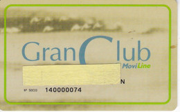 TARJETA DE GRAN CLUB MOVILINE DE TELEFONICA (RARA) - Tests & Services