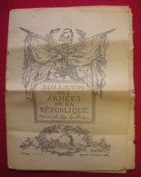 Ww1 Bulletin Des Armées De La République 8 Novembre 1916 Fort De Vaux 16 Pages Imprimées Illustrations - 1914-18