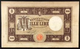 1000 LIRE Grande M Fascio 1° Tipo 12 07 1927 Raro Restauri Diffusi  LOTTO 2431 - 1000 Lire