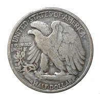 [NC] STATI UNITI - USA - HALF DOLLAR 1944 - ARGENTO - INCISIONI (nc7850) - 1916-1947: Liberty Walking