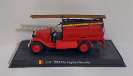 I108776 Ixo Hachette 1/50 - POMPIERS - Belgium 1929 Fire Engine Chevrolet - Camiones, Buses Y Construcción