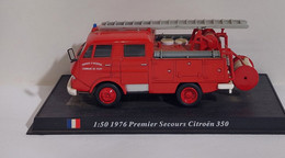 I108795 Ixo Hachette 1/50 - POMPIERS - France 1976 Premier Secours Citroen 350 - Trucks, Buses & Construction