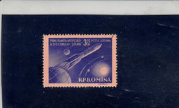 ROMANIA  1959 - Yvert   A 89** - Primo Pianeta - Unused Stamps