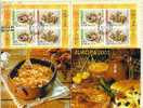 2005 EUROPA - CEPT (GASTRONOMY) Booklet - Used/oblitere/gestemp.(O)  BULGARIA / Bulgarien - Used Stamps