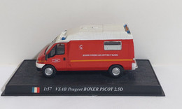I108824 Ixo Hachette 1/57 - POMPIERS - France VSAB Peugeot Boxer Picot 2.5D - Trucks, Buses & Construction
