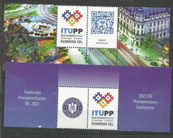RO 2022-I T U P P, ROMANIA 4v + Lables, MNH - Unused Stamps