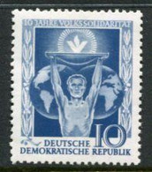 DDR / E. GERMANY 1955 People's Solidarity MNH / **.  Michel  484 - Neufs