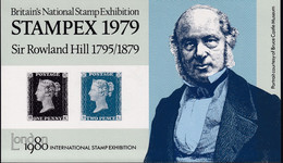 Great Britain 1979 Rowland Hill Stampex Souvenir Sheet - Zonder Classificatie