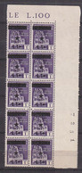 Z4286 - OCC. YUGOSLAVA TRIESTE SASSONE N°5 ** Blocco X10 - Jugoslawische Bes.: Triest