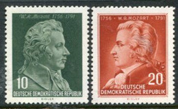 DDR / E. GERMANY 1956  Mozart Bicentenary  MNH / **.  Michel  510-11 - Nuevos