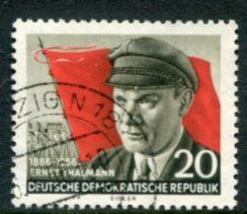 DDR / E. GERMANY 1956 Ernst Thälmann  Used.  Michel  520 - Used Stamps