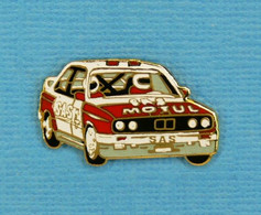 1 PIN'S //  ** RALLYE BMW M3 / PÉRIN MICHEL / BASTOS MOTUL ** - Rallye