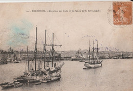 CPA      33  BORDEAUX    BATEAUX MORUTIERS  SUR RADE   ECRITE EN 1920  B4 - Pêche