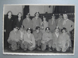 Charbonnage - Limbourg - Waterschei - Carte Photo (Groupe De Mineurs) - Mines