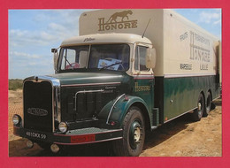 BELLE PHOTO REPRODUCTION - CAMION BERNARD TRANSPORTS HONORÉ LILLE MARSEILLE - FRENCH BERNARD TRUCK - Luftfahrt