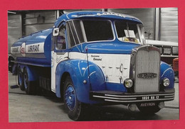 BELLE PHOTO REPRODUCTION - CAMION BERNARD CARBURANT ESSO LUBRIFIANT - FRENCH BERNARD TRUCK - Aviation