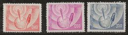 Taiwan 1957 N°Y.T. :  234 à 236 ** - Nuevos