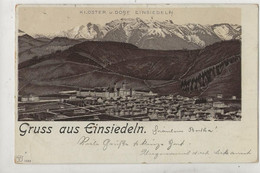 Einsiedeln (Suisse, Schwytz) : Vue Générale Aérienne CP Pionnière Env 1903 PF. - Schwytz