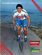 Cyclisme * Coureur Cycliste Claudio CHIAPPUCCI Né à UBOLDO * équipe Carrera * Vélo Tour De France - Cyclisme