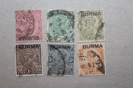 Lot De 6 Timbres Oblitérés Birmanie - Asia (Other)