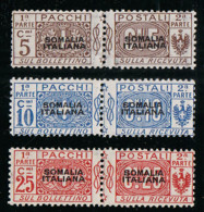 SOMALIE ITALIENNE - COLIS POSTAUX N° 1*/2*/4* Yvert - - Somalië