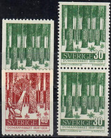 1959 The Crown Forest Board Facit 505-6 / Mi 451-2 / Sc 544-6 / YT 442-3 MNH / Postfrisch / Neuf Sans Charniere [ls99] - Unused Stamps