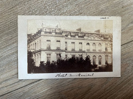 Tours * Photo CDV Circa 1860/1880 * Hôtel Du Maréchal , Maintenant Hôtel Du Grand Commandement - Tours