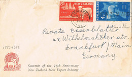 47321. Carta INVERCARGILL (New Zealand) 1957. Export Industry To Germany - Covers & Documents