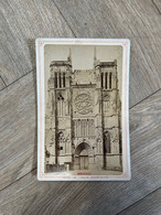 Bordeaux * Photo CDV Cabinet Albuminée Circa 1860/1885 * Portail église St André ( Midi ) * Photographe L. ROBIN - Bordeaux