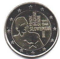 2011 - Slovenia 2 Euro Rozman     ---- - Slovenië