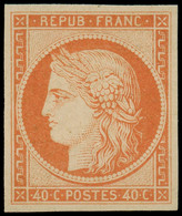 * FRANCE - Poste - 5A, Belles Marges, Léger Clair Habituel Avec Cette Gomme, Certificat Scheller - 1849-1850 Ceres