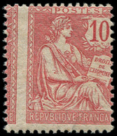 ** FRANCE - Poste - 124, Piquage à Cheval: 10c. Mouchon Retouché (Spink) - Unused Stamps