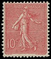 ** FRANCE - Poste - 129a, Type II: 10c. Semeuse Rose - Ongebruikt