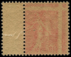 ** FRANCE - Poste - 129e, Impression Recto-verso, Bdf: 10c. Semeuse Rose - Ongebruikt