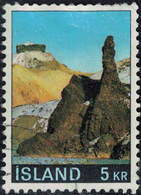 Islande 1970 Oblitéré Used Paysages Montagne Hattver Y&T IS 389 SU - Usados