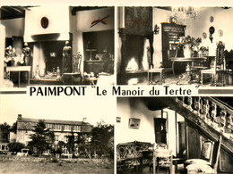 Paimpont * Hôtel Restaurant Le Manoir Du Tertre * Cp 4 Vues - Paimpont