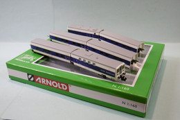 Arnold - Coffret 6 VOITURES TALGO Trenhotel Francisco De Goya SNCF RENFE ép. V Réf. HN4355 Neuf NBO N 1/160 - Passagierwagen