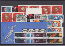 Space - Lot Used Stamps - Collections