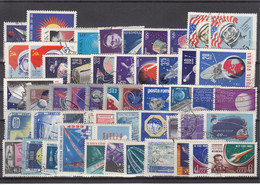 Space - Lot Used Stamps - Collections