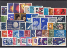 Space - Lot Used Stamps - Collections