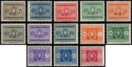 ** AFRIQUE ORIE.ITALIE - Taxe - 1/13, Complet (Sas. S16) - Italienisch Ost-Afrika