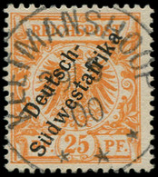 O AFRIQUE SUD OUEST AL - Poste - 11, Obl "Keetmanshoop 29/5/00", Signé + Certificat Bothe: 25p. Orange - Deutsch-Südwestafrika