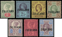 * ZOULOULAND - Poste - 3/9, 7 Valeurs: Timbres De Grande Bretagne Surchargés - Zululand (1888-1902)