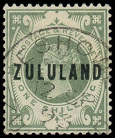 O ZOULOULAND - Poste - 10, Avec Gomme: 1s. Vert - Zululand (1888-1902)