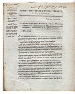 VP20.817 - Napoléon 1er - PARIS 1809 - Lettre De L'Admistration De L'Enregistrement / Donation à L'Université Impériale - Decrees & Laws