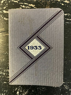 CALENDRIERS - Petit Calendrier De 1933 - Petit Agenda - Pub Pour Sirop De Deschiens - Petit Format : 1921-40