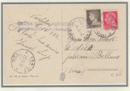Lettre Du Camp D' Internés Civils, Internato Civile, De Ventotene , Italie, Détenu Politique, Détenuto Politico; 1932 - Zonder Classificatie